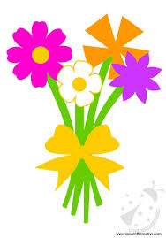Raffigurato i boccioli, foglie grandi e piccole, tenendo conto del bouquet selezionato di fiori. Lavoretti Festa Della Mamma Mazzo Di Fiori Lavoretti Creativi