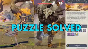 Genshin Impact Guide Domain Of The Wayward Path Puzzle Solution Youtube