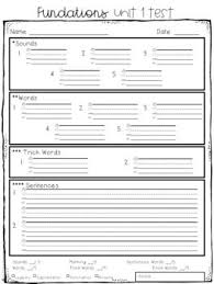 Fundations writing paper grade 2 : Fundations Level 2 Unit Test Teacher Webpages