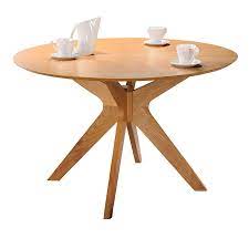 The torico round wood bar table is the perfect size for apartments, breakfast nooks, and other small areas. Balboa Modern Round Dining Table In Oak Eurway