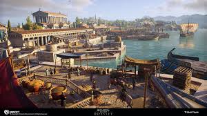 Artstation Ac Odyssey Athens Tristan Faure Assassins Creed Odyssey Fantasy Art Landscapes Odyssey