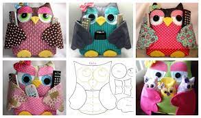 The cushion is filled with the highest quality hypoallergic down with the eko standard certificate. Fabric Owl Pillow With Free Pattern