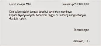Pembahasan pengertian surat dan jenis jenis surat lengkap. Contoh Surat Berharga Surat Sanggup Download Kumpulan Gambar