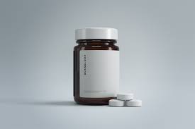 Download Medicine Bottle With Pills Mockup Free Mockup