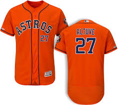 Jose Altuve Houston Astros 150 Anniversary Orange On Field Jersey By Majestic