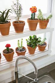 Bold iron railing flower stand rack window box. Window Ledge Plant Shelf A Beautiful Mess Herb Garden In Kitchen Window Herb Garden Window Sill Plants