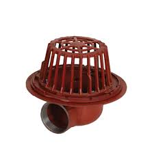 R1200-90 Large Sump Roof Drain with Side Outlet