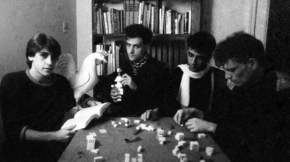 Los Encargados" 1984 - Daniel Melero - Alejandro Fiori - Hugo Foigelman - Sergio Mejías - PH: Caito Lorenzo
