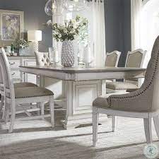 Abbey Park Antique White Extendable Trestle Dining Table In 2020 Dining Room Furniture Dining Room Design Formal Dining Room