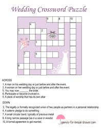 Provided by our friends at best crosswords. Free Printable Wedding Crossword Puzzle