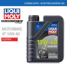 Liqui moly empfiehlt dieses produkt für fahrzeuge, für die folgende spezifikationen gefordert werden: Dijamin 100 Original Liqui Moly 10w 40 Scooter Combo Set With Gear Oil 1 Liter 4t Oil Minyak Hitam Avantiz Solariz Shopee Malaysia