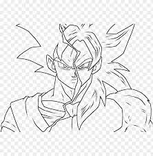 Dragon ball z drawing pictures. 28 Collection Of Dbz Ssj4 Drawing Dragon Ball Super Outline Png Image With Transparent Background Toppng
