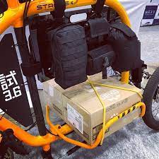 サスペンション塗装完了するまでしばし休憩 試作機1台しかないから結構大変w strokecargotrike cargobike ebike カーゴバイク dagastroke 塗装中 bici motos
