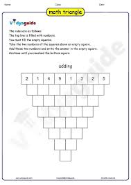 Analyse the following equations and determine the value of the. Download Maths Triangle Puzzles With Answers As Pdf Worksheet 01 Maths Puzzles Math Games For Kids Puzzle Games For Kids