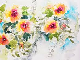 Maybe you would like to learn more about one of these? Susanne Rose Designs Loose Watercolor Flowers Tutorial For Beginners Waterc Loose Watercolor Flowers Abstract Watercolor Flower Watercolor Flowers Tutorial