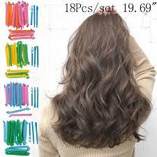 If you've followed these simple steps, you should now be left with beautiful, bouncy curls! 18pcs 50cm Magic Long Hair Curlers Curl Formers Leverage Rollers Spiral Portable Buy At A Low Prices On Joom E Commerce Platform