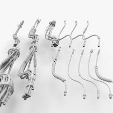 Sci Fi Cables Wires And Tubes Kit Royalty Free 3d Model Preview No 4 In 2020 Sci Fi Models Sci Fi 3d Model