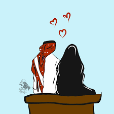 Para que tengas algo que compartir con tu morrita o morrito pendejx y… cute couple cartoon anime love couple cute anime couples couple dps anime chibi manga anime anime art persona anime. 40 Cute Muslim Couple Cartoon Dp Pics Hd Images Wallpaper Banglafeeds Info