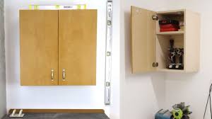 How To Build A Hanging Shop Cabinet Youtube