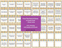 Pass The Parcel Forfeits New Years Game Birthday Party Game Etsy Pass The Parcel Game Birthday Games For Adults Birthday Games