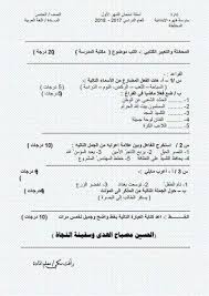 اسئلة امتحان اللغة العربية الشهر الأول للصف الخامس الابتدائي منتديات درر العراق