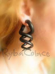 fake ear tentacle gauge faux gauge gauge earrings tentacle etsy faux gauges how to make earrings polymer clay jewelry