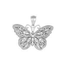 Check spelling or type a new query. 14k White Gold Butterfly Pendant