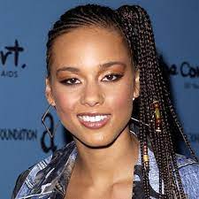 Alicia Keys S Changing Looks Braids Hairstyles Pictures Braided Hairstyles Braided Ponytail Hairstyles