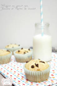 Muffin Au Yaourt Grec Banane Et Pepites De Chocolat Muffin Au Yaourt Pepite Chocolat Yaourt Grec