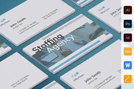Staffing Agency Business Card Agency Business Cards Staffing Agency Business Staffing Agency