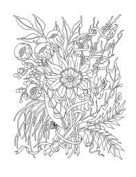 5 Free Coloring Printables Because Coloring Is The New Meditation Printable Flower Coloring Pages Flower Coloring Pages Detailed Coloring Pages