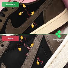 Travis scott x air jordan 1 high og sp quot cactus jack quot review amp on feet. Real Vs Fake Travis Scott Low Top Legit Check By Ch