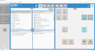 The documents area is where you store, organize , and retrieve your firm's files. Getting Familiar With The M Files User Interface