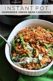 Instant Pot Homemade Green Bean Casserole Katie S Cucina Homemade Green Bean Casserole Greenbean Casserole Recipe Green Bean Casserole