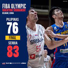 Fiba fiba oqt 2021 live updates, standings, schedule and live stream.gilas pilipinas men will once again represent the philippines (world #31) in the fiba olympic qualifying tournament (oqt) against world #5 serbia in group a on july 1 @ 2:15am on thursday at aleksandar nikolić hall in belgrade, serbia. Mqwxscouet2sfm