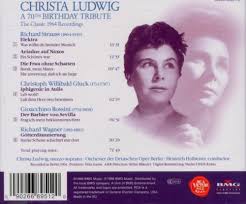 Nun ist die sängerin mit 93 jahren verstorben. Christa Ludwig Sanger Das Klassikforum De