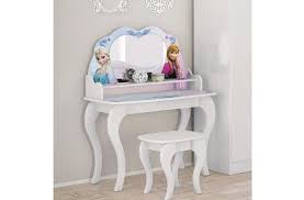 Penteadeira Infantil Frozen Disney Star Com Espelho E Pedras Decorativas Produt Penteadeira Infantil Quartos Pequenos De Crianca Design De Quarto De Criancas