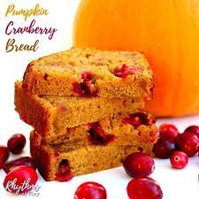 Pumpkin cranberry bread with egg whites. Low Fat Pumpkin Cranberry Bread Recipe Rhythms Of Play