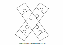 Arma este conjunto de puzzles para decorar cualquier habitación. X Letter Jigsaw Puzzle Kids Puzzles And Games