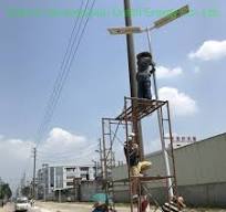 50W Integrated LED Solar Street Light with LiFePO4 Lithium Battery for  Solar Lighting Project