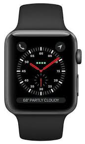 Apple Watch Series 3 38mm Black Band Apple Watch Series 3 38mm Space Gray Aluminium Case With Black Sport Band Gps Apple Watch Series 3 Apple Watch Apple Watch 38mm