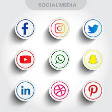 Social Media Icon Button Set Social Icons Button Icons Media Icons Png And Vector With Transparent Background For Free Download Social Media Icons Media Icon Social Media Icons Vector