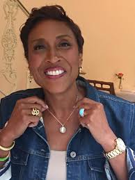 Robin Roberts loves her MS necklace by Dune Jewelry with, get this, sand  from her beloved Pass Christian beach! Looks great