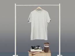 Free Grey Hanging T Shirt Mockup Free Mockup In 2020 Photography Shirts Design Clothing Photography Tshirt Mockup