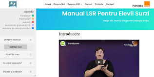 Primul Manual Digital De Limba Semnelor Romane