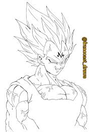 Grab your pen and paper and follow along as i guide you through these step by step drawing instructions. Majin Vegeta Sketch Dragon Ball Z By Franccast On Deviantart