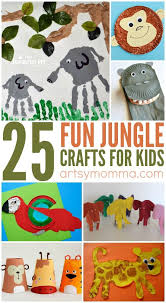 Jungle Crafts For Kids To Go Along With The Jungle Book Artsy Momma Jungle Crafts Kids Animal Crafts For Kids Jungle Crafts