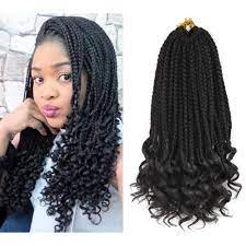 The fade haircut has generally been satisfied men with brief hair, yet lately, guys have actually been integrating a high discolor with medium or lengthy hair on top. Amazon Com Wavy Ends 3s Box Braids Crochet Braiding Hair Extensions Black Color Synthetic Goddess Box Braids With Free Curly End Crochet Braids For Woman Girls 22strands Pack 14inch 1b Beauty