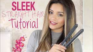 That's why below you will find 17 easy styles that can be completed in a couple of. Tutorial Sleek Straight Hair Tutorial Mini Haircare Routine Kaushal Beauty Youtube