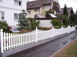 aluminium zaun in weiss フェンス